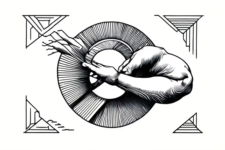 Bicep tattoo design idea