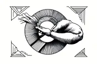 Bicep tattoo design idea