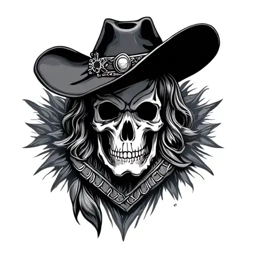 Western Leather tattoo design idea