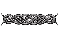 Celtic trinity knot tattoo design idea