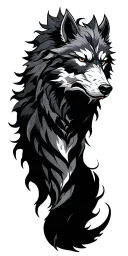 Fenrir tattoo design idea