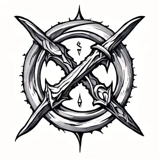 Bind Rune tattoo design idea