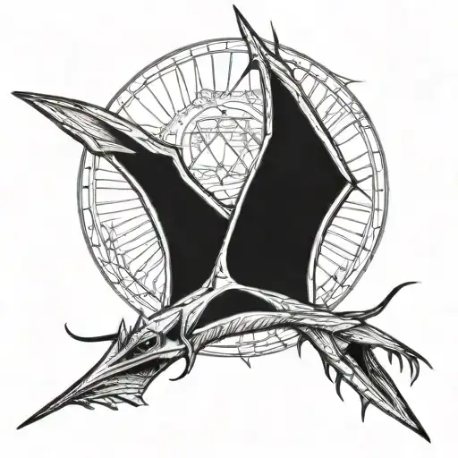 pteranodon tattoo design idea