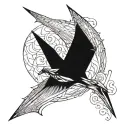 pteranodon tattoo design idea