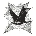 pteranodon tattoo design idea