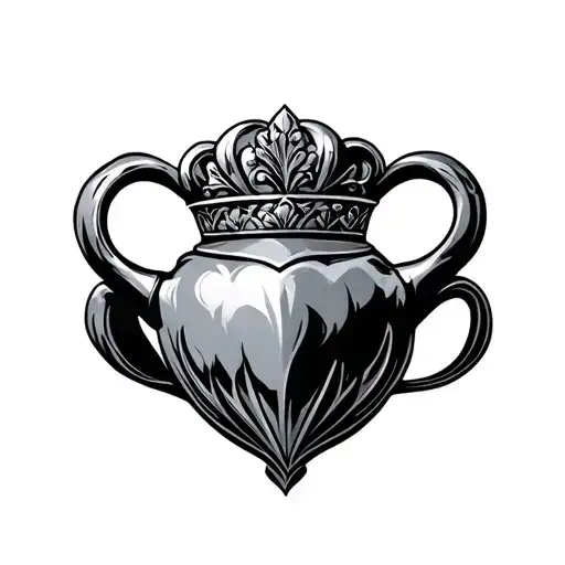 Claddagh tattoo design idea