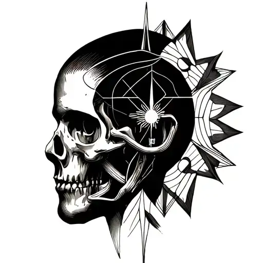 anatomy and medicina tattoo design idea