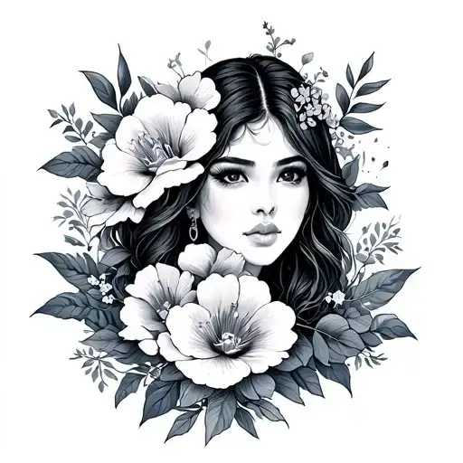gemini, MBA Student, seafarer, traditional style, filipino, love, flowers tattoo design idea