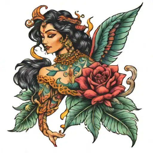 Shraddha tattoo design idea