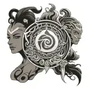4 Elements Avatar The Last Airbender tattoo design idea