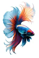 Betta Fish tattoo design idea