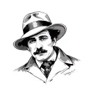 Peaky Blinder tattoo design idea