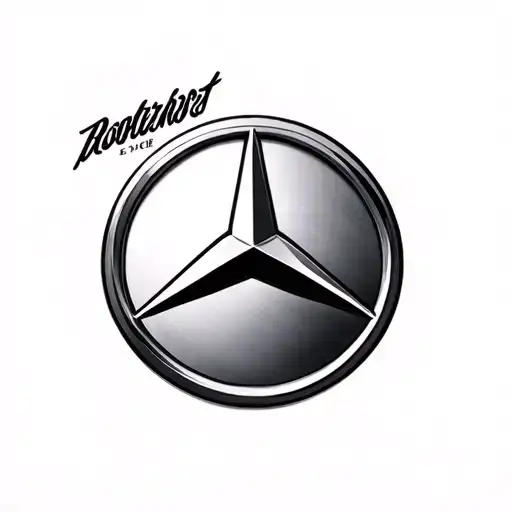 Mercedes Benz logo tattoo design idea