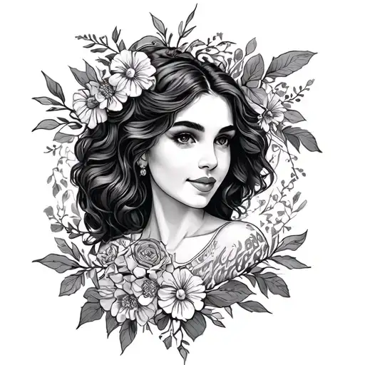 Memorial Mom tattoo design idea