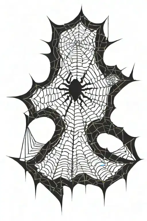 Spider Webs tattoo design idea