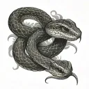 Robert Rausch snake tattoo tattoo design idea