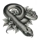 Robert Rausch snake tattoo tattoo design idea