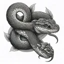 Robert Rausch snake tattoo tattoo design idea