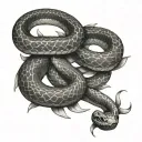 Robert Rausch snake tattoo tattoo design idea