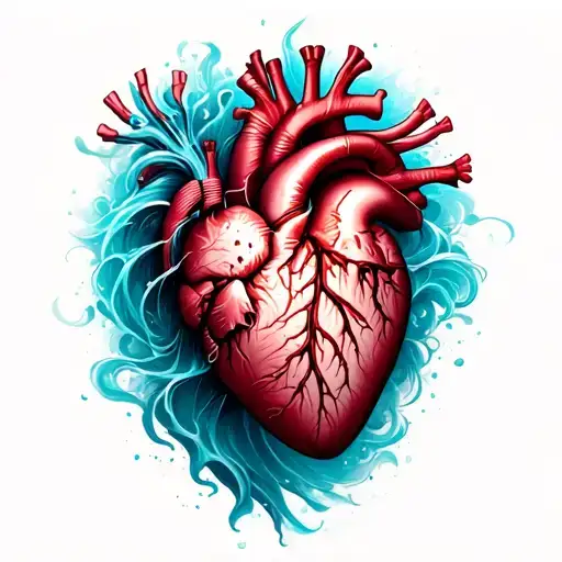 survived death heart attack surfer getting tattoo design idea