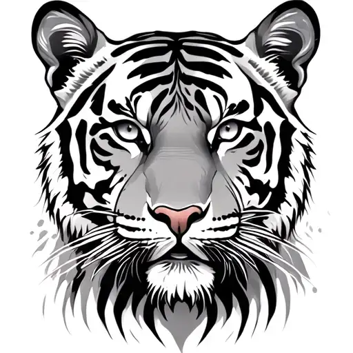 tiger Aries tattoo design idea
