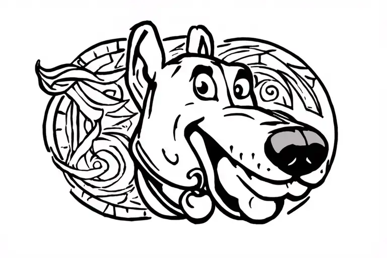Scooby Doo Symbol tattoo design idea
