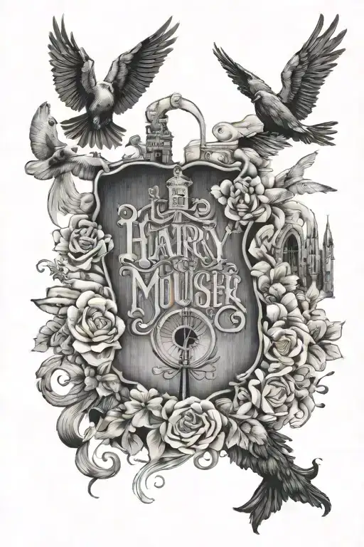 the sound of music, Harry Potter inspired tattoo tattoo design idea