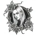 Billie Eilish tattoo design idea