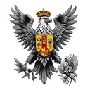 german imperial eagle tattoo design idea