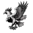 german imperial eagle tattoo design idea