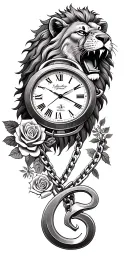 Pujabi, Lion roaring lion wearing Chain, Letter "G", Timepiece, money, Stocks, Finance, Roses, Love, Mechanic, Tractor tattoo design idea