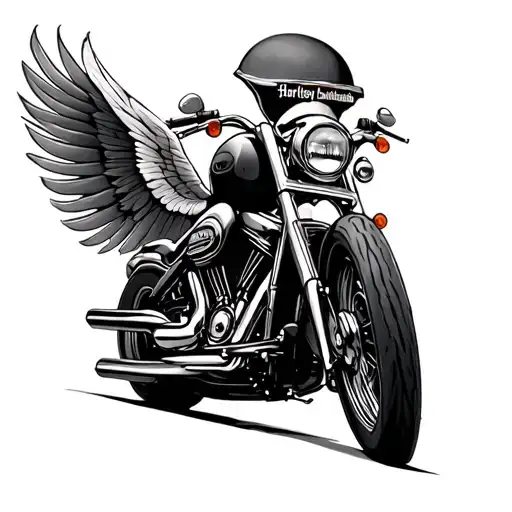 Harley Davidson tattoo design idea