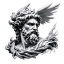 Zeus tattoo design idea