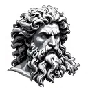 Zeus tattoo design idea