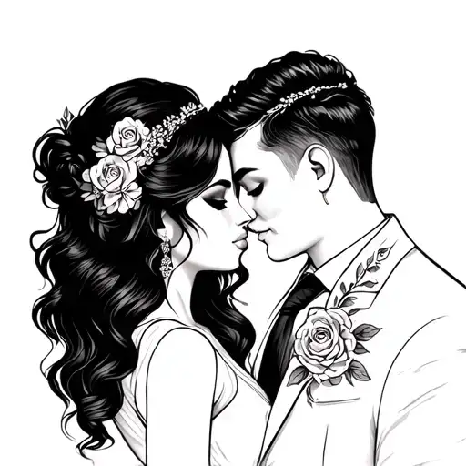 married couple tattoo tattoo design idea