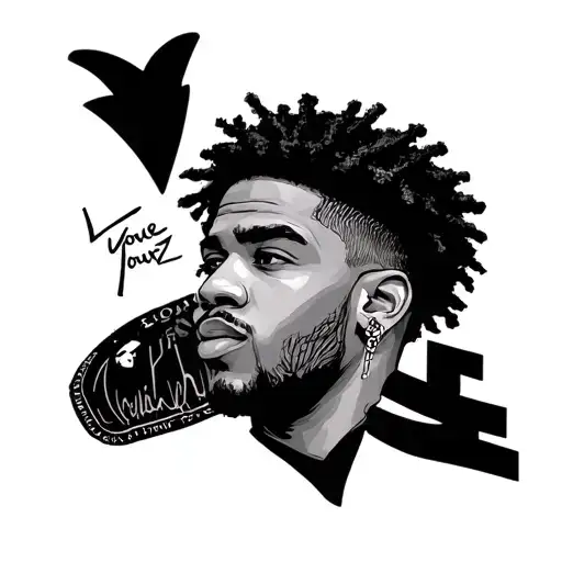 Love Yourz J Cole tattoo design idea