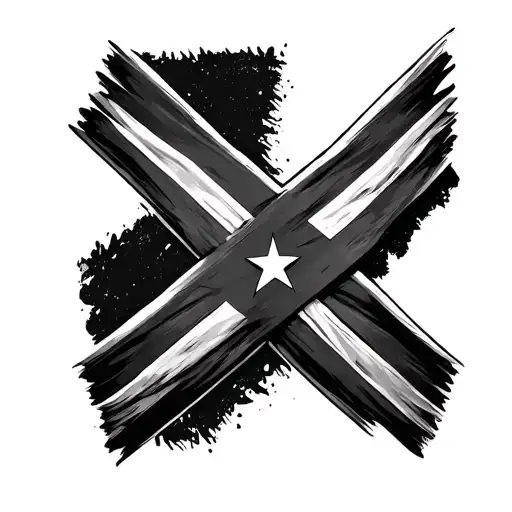 Rebel Flag tattoo design idea