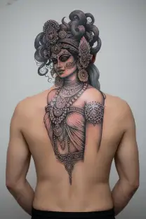ma kali goddess tattoo design idea