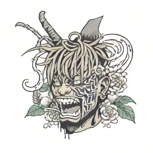 juice wrld 999 tattoo design idea