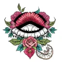 sissy collar tattoo design idea