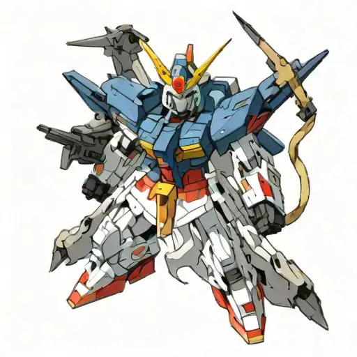 gundam tattoo design idea