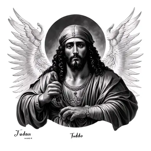 San Judas Tadeo tattoo design idea