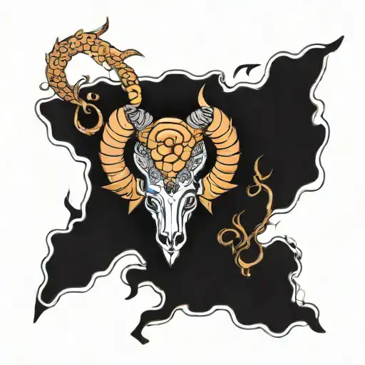 zodiac signs cancer aries capricorn zodiac sign tattoo design idea