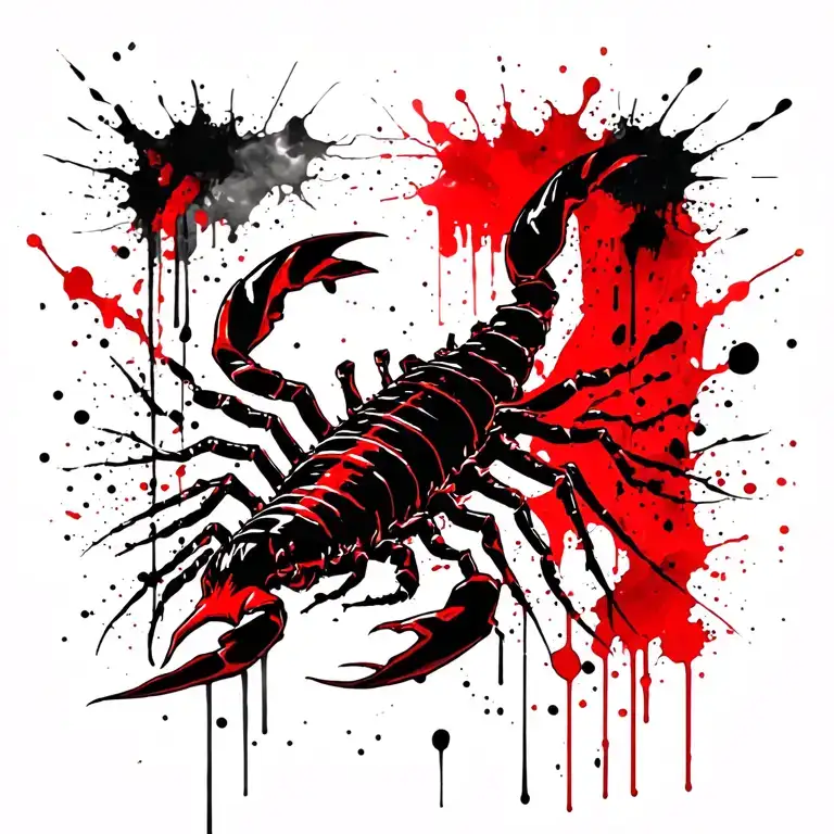 Scorpion tattoo design idea