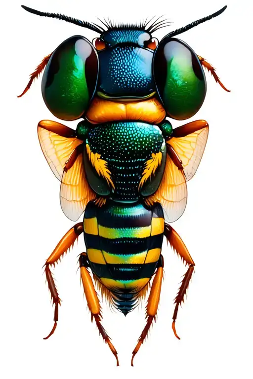 lightning bug tattoo design idea