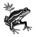 Tree Frog tattoo design idea