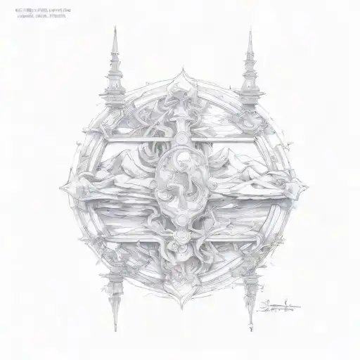 psalm 23:4 tattoo design idea