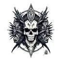 Belial tattoo design idea