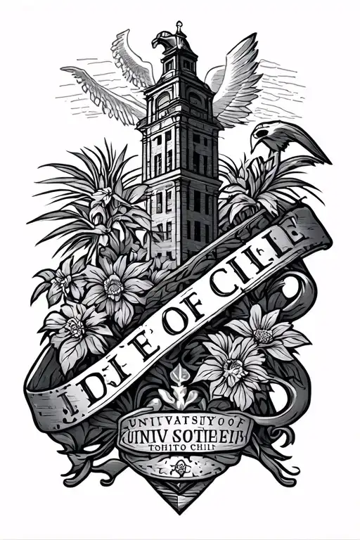 University of Chile in a tattoo tattoo design idea
