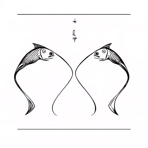 brotherhood matching tatoo, fish, sea tattoo design idea